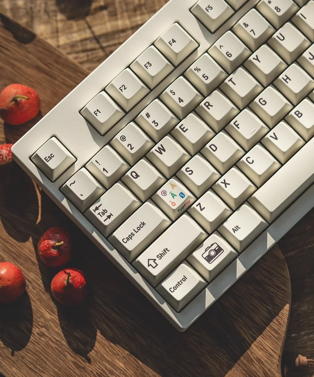 

Forced To Operate Theme Keycaps Set Custom Cherry Profile Artisan Key Cap Mechanical Keyboard Lamian Noodles Anime Key Caps Game