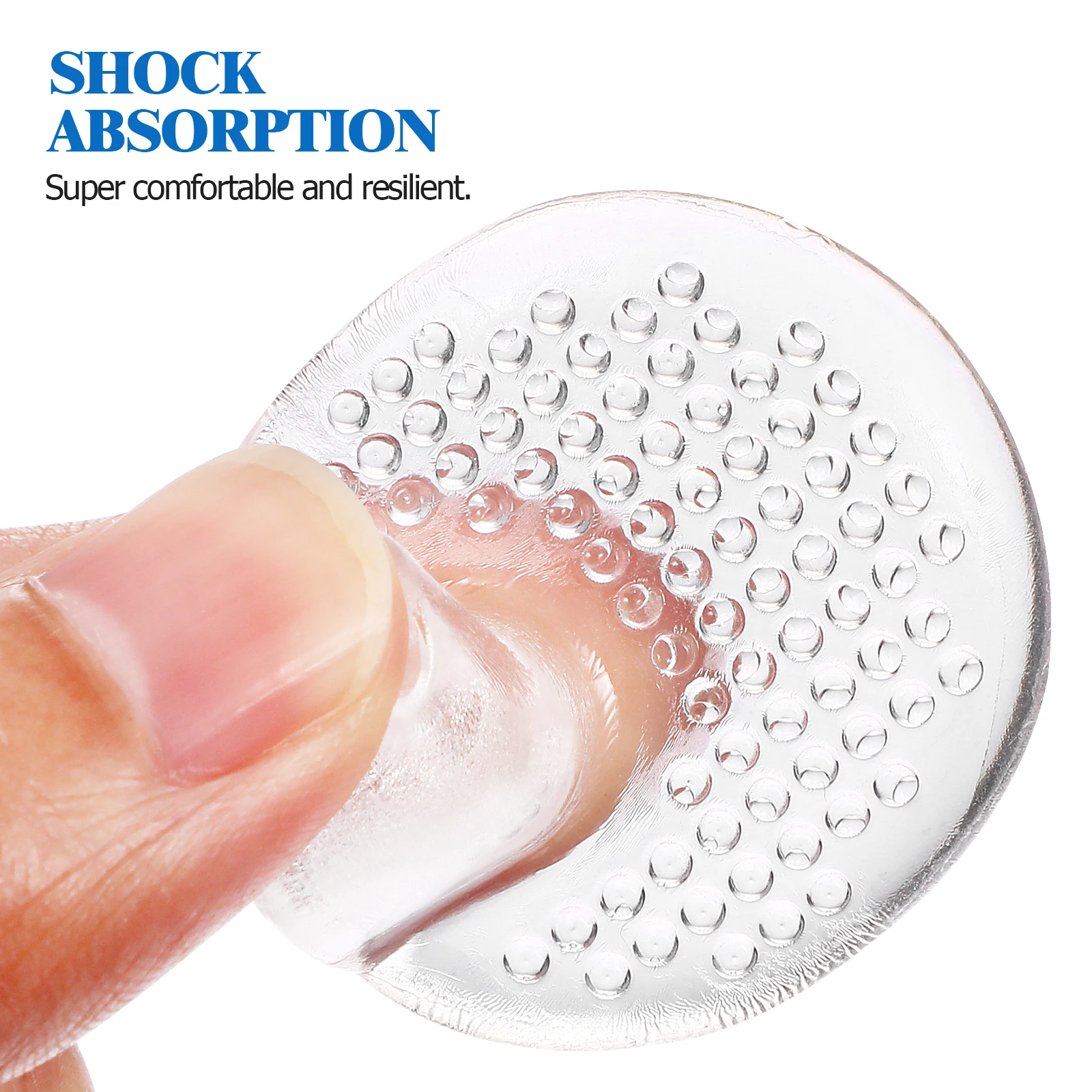 

6 Pairs Heel Stickers Toe Gel Pads Foot Guards Sandals Thong Cushion Shoes High Rub Non Slip Soft Durable