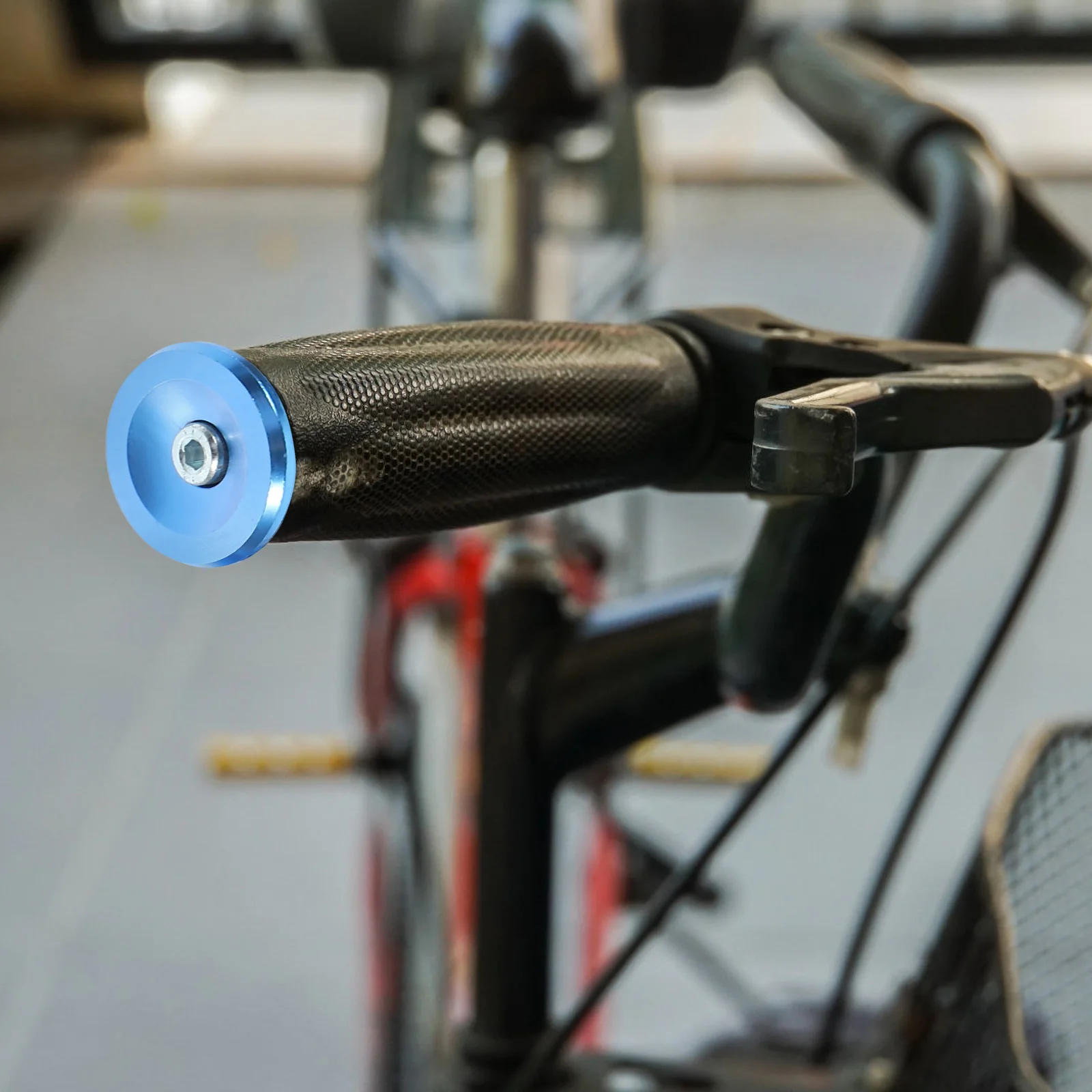 2Pairs Bike Handle End Plugs Aluminum Alloy Durable Easy Install Road Grip Caps Cycling Accessories Handlebar End Plug