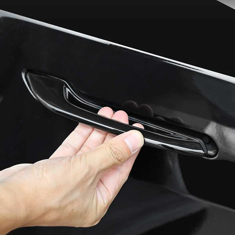 For Tesla Model 3 Model Y 2021 Door Handle Protector Cover Car Antifreeze Door Handle Sticker Refit Accessories Trim Decoration