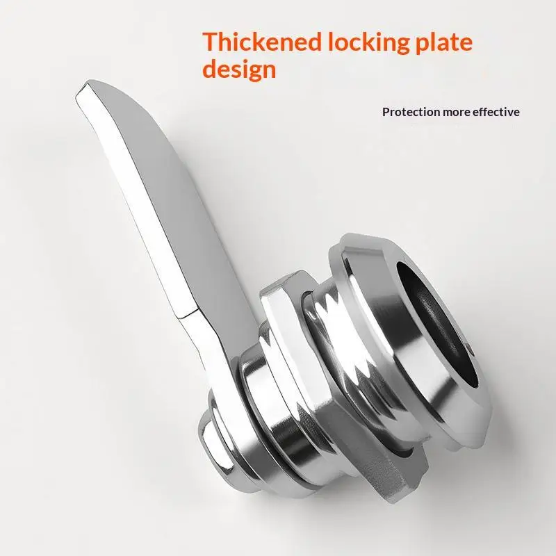 1set 22mm 304 Stainless Steel Power Distribution Cabinet Panel Cam Lock For Tin Box Installation