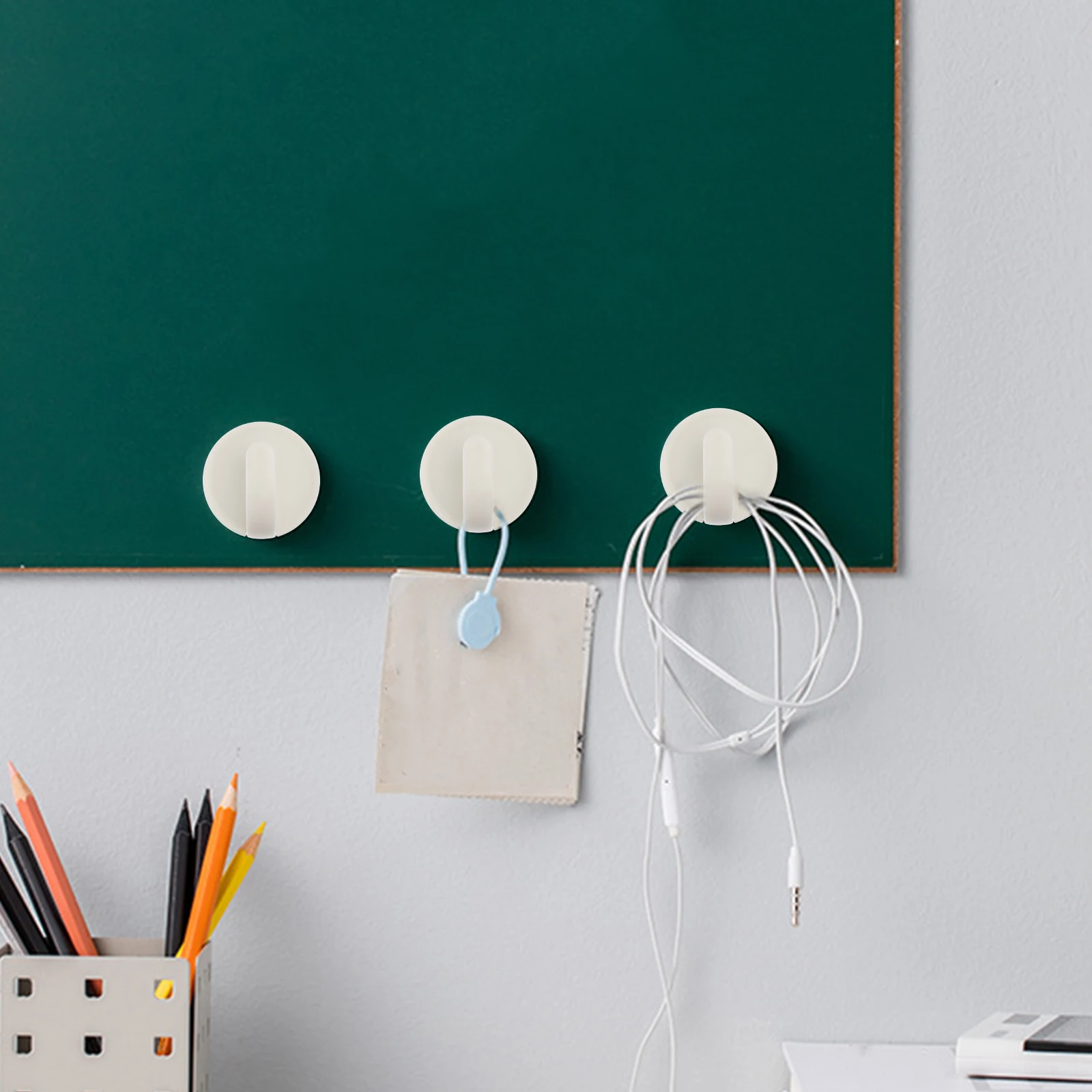 

2pcs Creative Refrigerator Magnet Hook Strong Adhesive Kitchen Hooks White Space Saving Towel Hanger For Home Office Bathroom