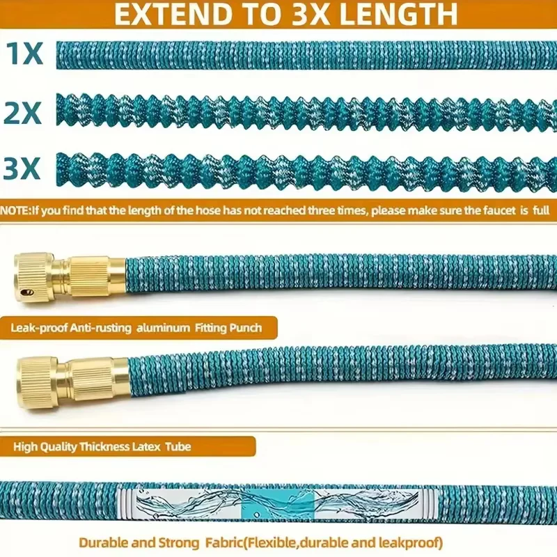 สายยางมหัศจรรย์ขยายได้ 3 เท่า, - Gardening Tools Used บทวิจารณ์และราคา
