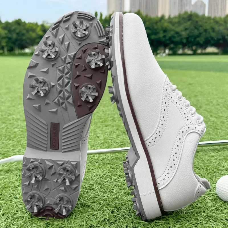 

Comfortable Men Golf Shoes Lightweight Golfers Cushioning Sneakers Golfing