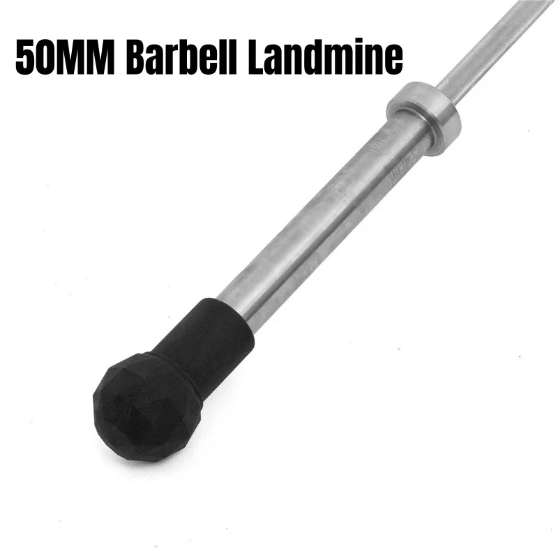 1 Pc Landmine Attachment for Barbell with 360° Rotation Fit 50MM Olympic Bars Rubber Barbell Bomb Press Row Rotate Split Squat