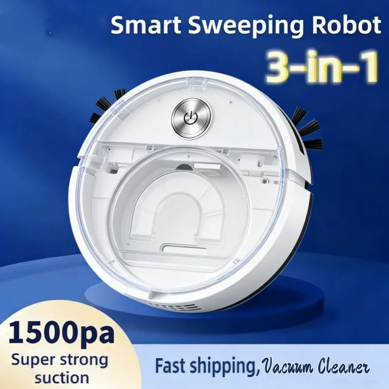 2026 3-in-1 Efficient Cleaning Scanning Suction Dragging Integrated Dust Box Can Removal  USB Rechargeable Fully Automatic Robot