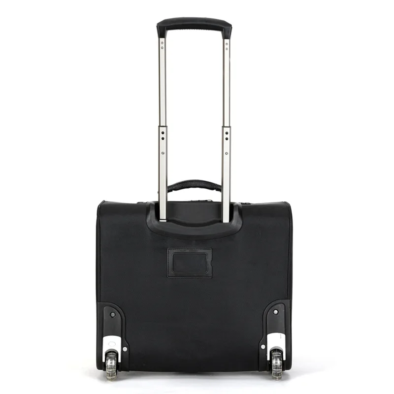 Oxford Cloth Business Cabin Suitcase on Wheels with Combination Lock Men Lightweight Luggage Carrier 40*38*24cm Trolley Bag