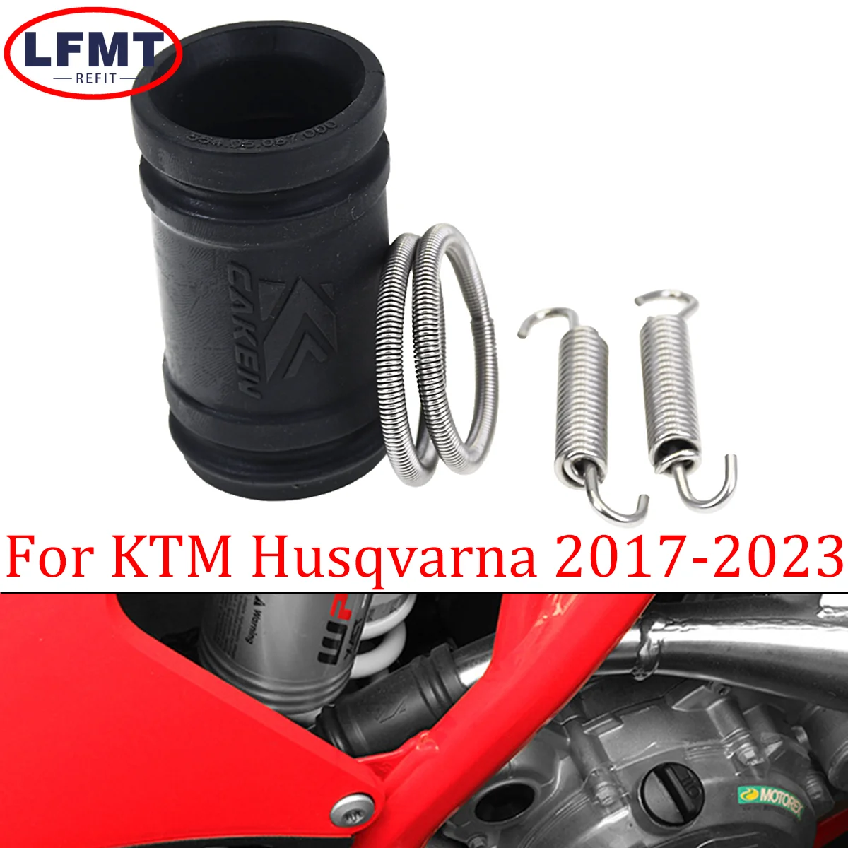 

Motorcycle Exhaust Pipe Rubber Connection Hose Spring For KTM 250 300 EXC SX XC XCW TPI Husqvarna TC TE TEI TX TXI 2017-2023