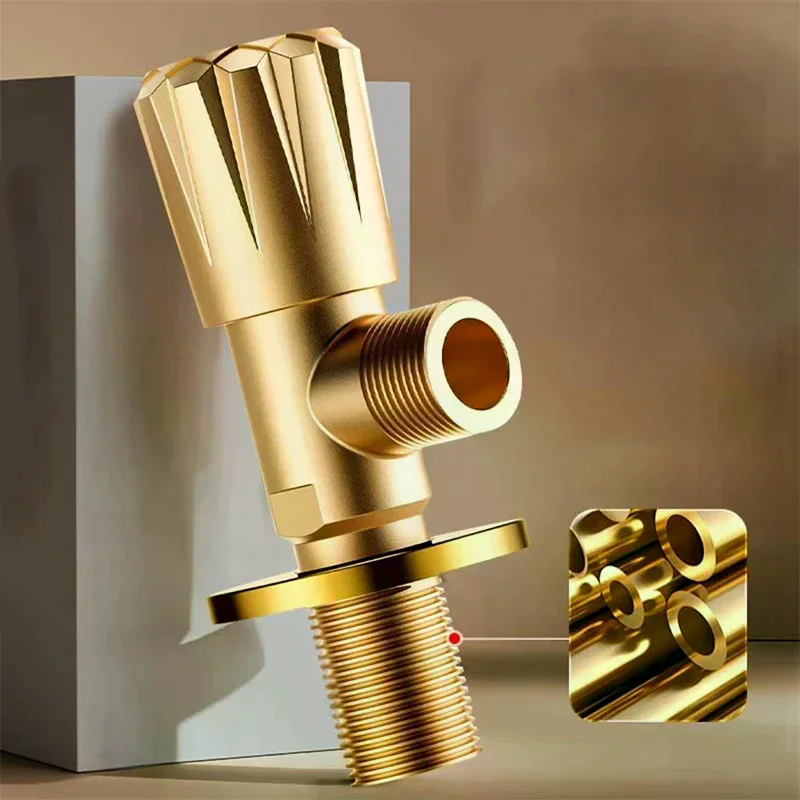 

All-copper Angle Valve, Universal Hot And Cold Water-saving Valve, Household Water Heater Toilet Switch, Extended Type