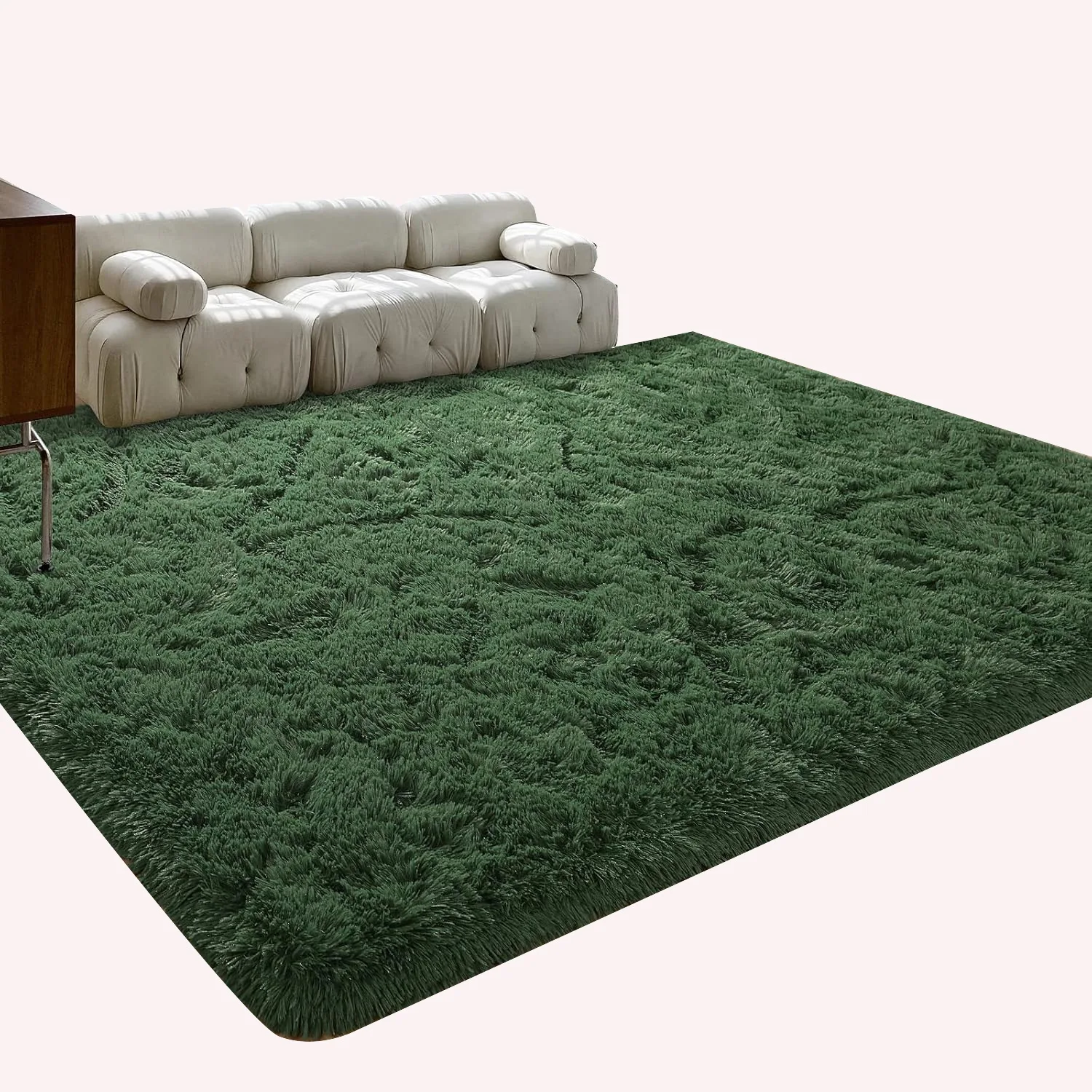 

9X12 Large Living Room Carpet Waterproof Anti Slip Thick Plush Rug for Bedroom Ins Style Modern Design