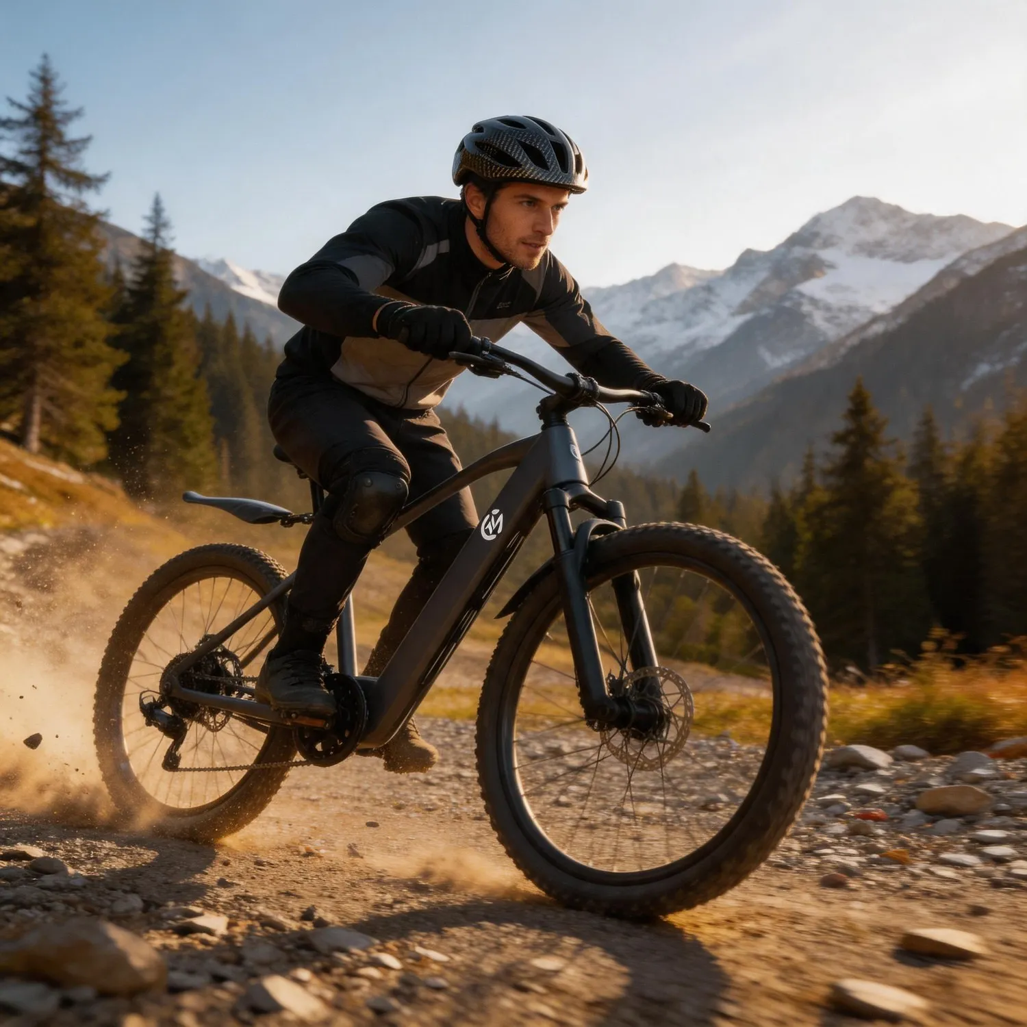 Perfect for Weekend Getaways 26 Inch Off Road Electric Bike 500W Brushless Motor Max 70KM Long Range Top Speed 20MPH 30° Climbing Capacity Pedal Assist Mode 7-Speed Gear Lockable Battery, Great for Grocery Shopping Easy Assembly