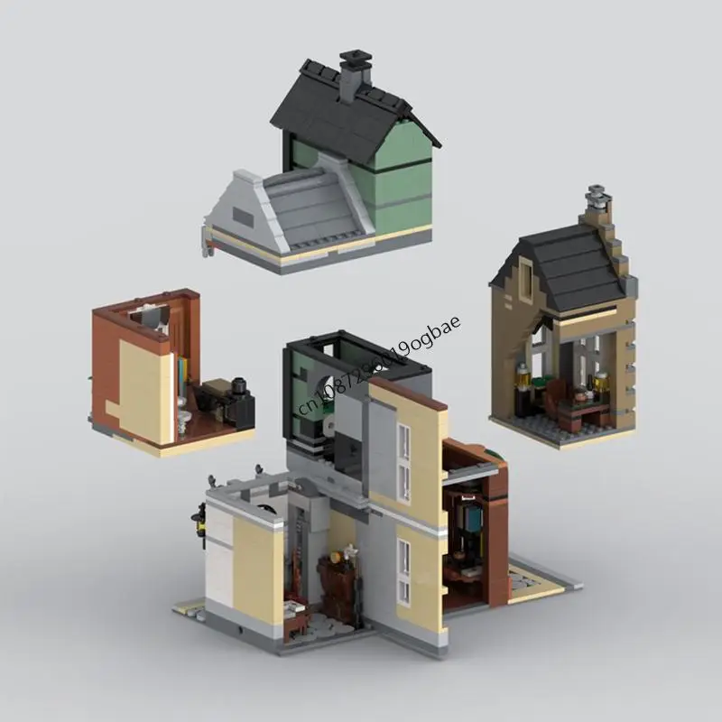 جديد 1781 قطعة مدينة الساخن بيع عرض الشارع Moc وحدات بيكر شارع نموذج اللبنات Diy بها بنفسك الأفكار الإبداعية لعبة طفل هدية عيد ميلاد