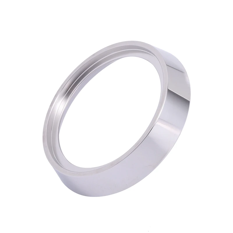 Anillo de embudo de café de acero inoxidable de 54Mm, anillo en polvo, accesorios para máquina de café en polvo antimoscas