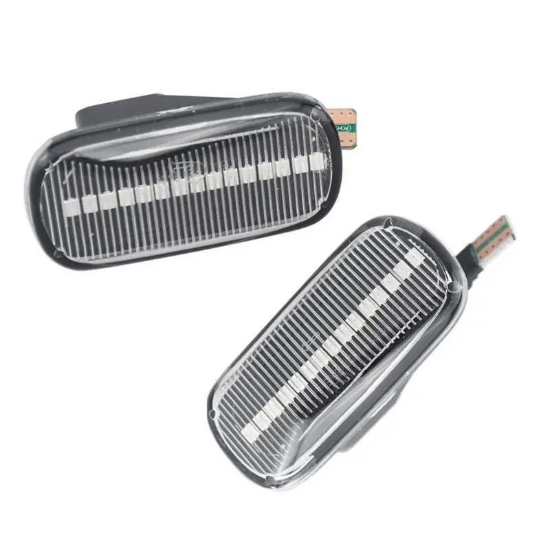 

31BC Светодиодные последовательные указатели поворота Динамические плавные указатели поворота для ночного вождения 2x