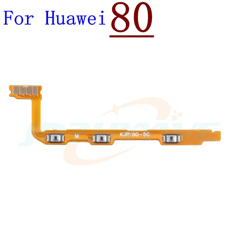 Power ON OFF Mute Switch Control Key Volume Button Flex Cable For Honor 80 70 60 50 Pro SE Lite 90 Pro Replacement Parts