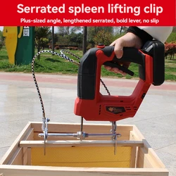 Portable Bee Hive Shaker Machine Wood Nest Frame Shaking Beekeeping Tool for Farm Use Chargeable Bee Shaking Machine