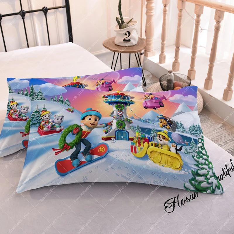 PAW ronds Kids Bedroom federa Cartoon Cute federa Anime Printed Pillow Cover Bed Sofa Decor accessori regalo di natale