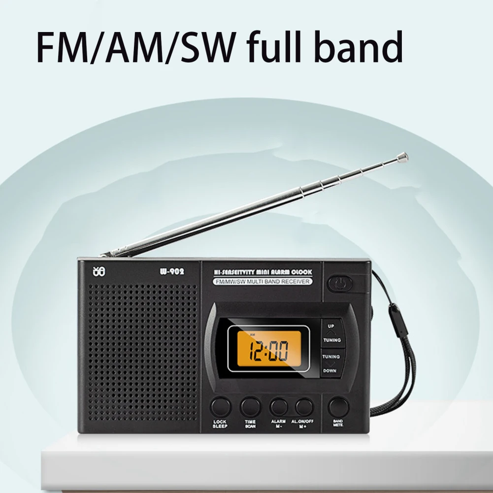 

Portable AM FM LCD Radio Battery Powered Radio Best Reception Pocket Radio For Running Walking Home Senior
