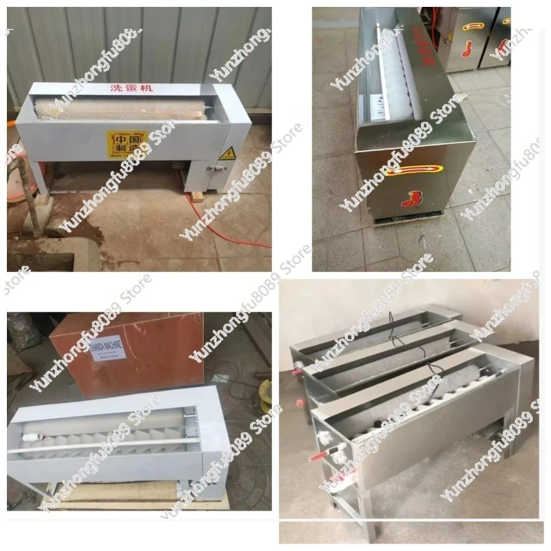 Poultry Animal Husbandry Equipment Automatic Stainless Steel Chicken Egg Cleaning Washer Egg Washing Machine