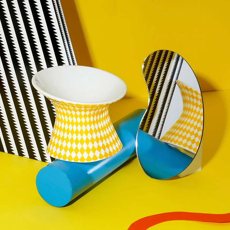 أوعية سيراميك للقطط والكلاب، أطباق طعام للحيوانات الأليفة مضادة للطرف، تصميم قاعدة مرتفعة يحمي رقاب القطط، مناسبة للكلاب الصغيرة والقطط #5