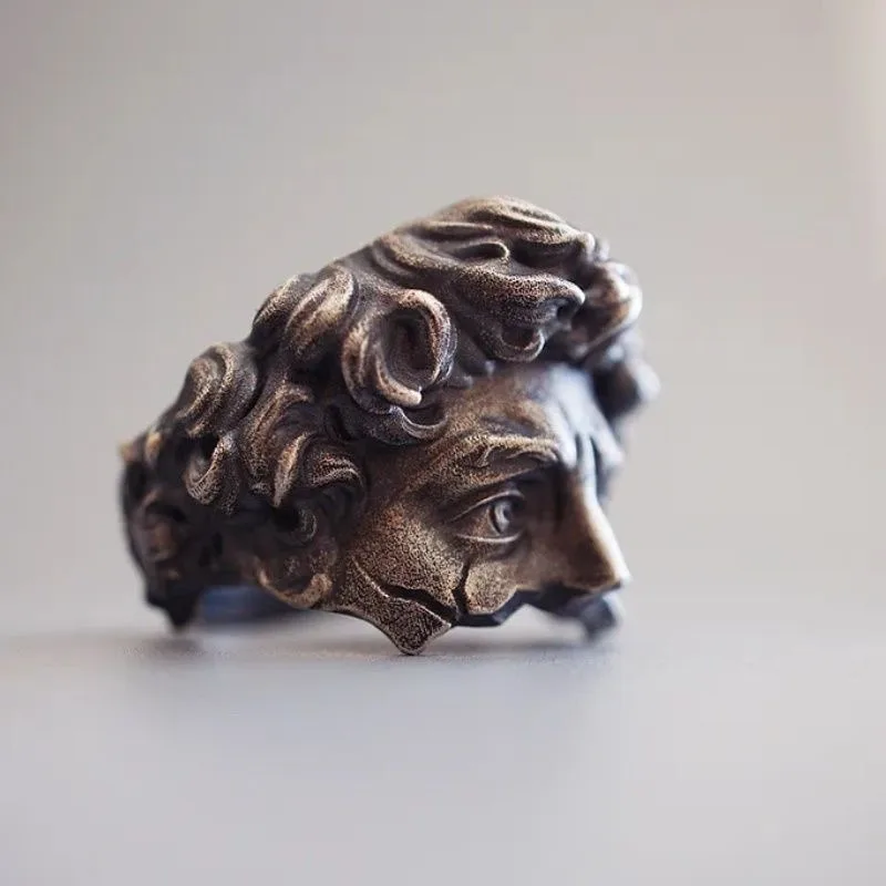 عصر النهضة ديفيد حلقة مفتوحة خمر الفن المتخصصة الاتجاه تنوعا عالية الشعور السبابة خاتم الرجال