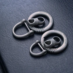 Luxury Men's Super Light Waist Hanging Car key Chain High-End Titanium Alloy Arc Face Scrub Keychain Key Ring EDC Accessories