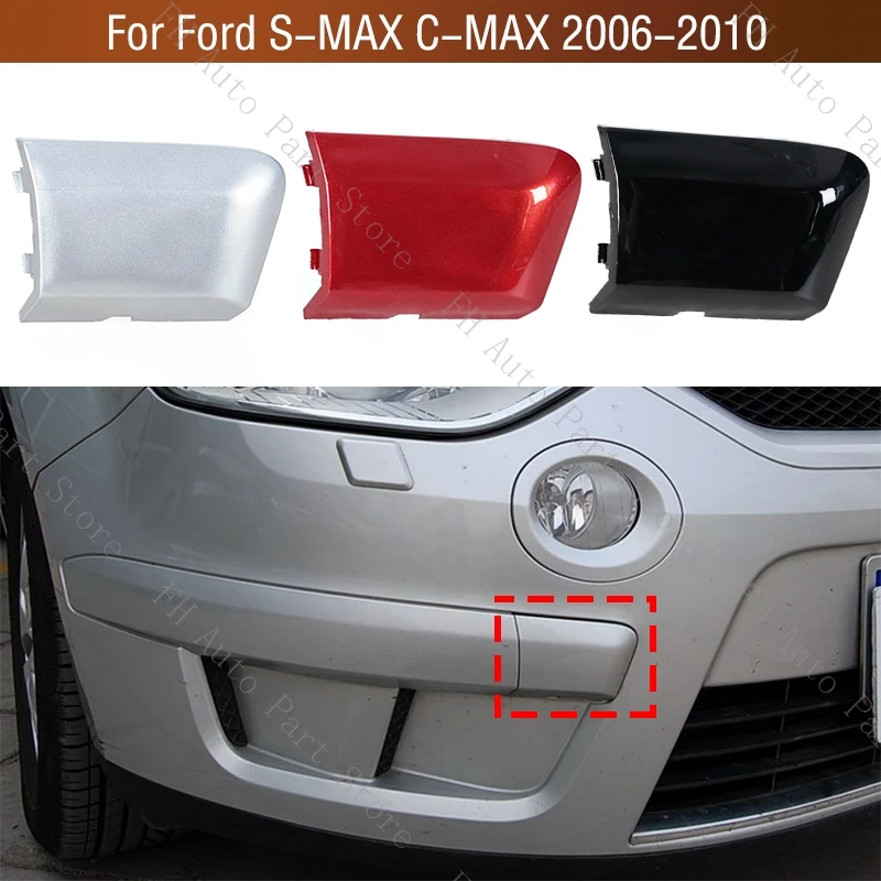 

6M2117A989BB Front Bumper Tow Hook Cover Cap Trailer Hauling Eye Lid For Ford S-MAX Smax C-MAX CMAX 2006 2007 2008 2009 2010