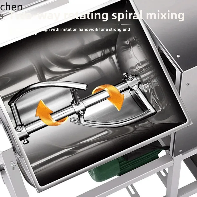 ZMLHorizontal Powerful Dough Mixer Kneading Machine Electric Large Capacity