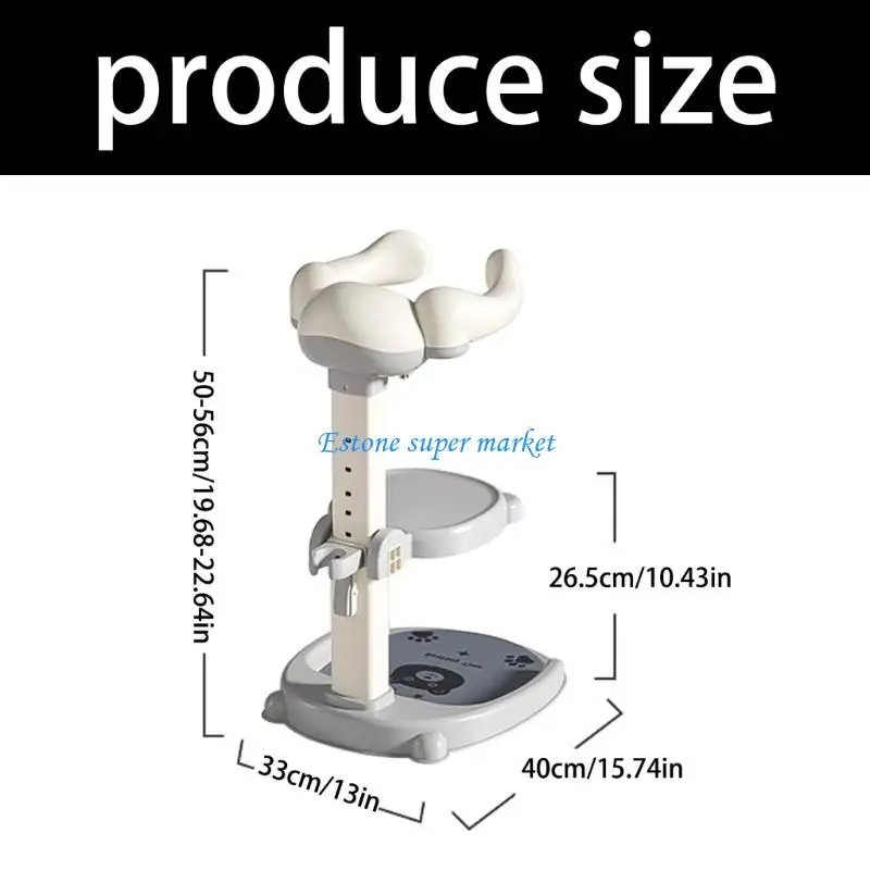 090B مقعد استحمام للأطفال الصغار، شكل مريح، تخزين مدمج، دعم آمن للاستحمام
