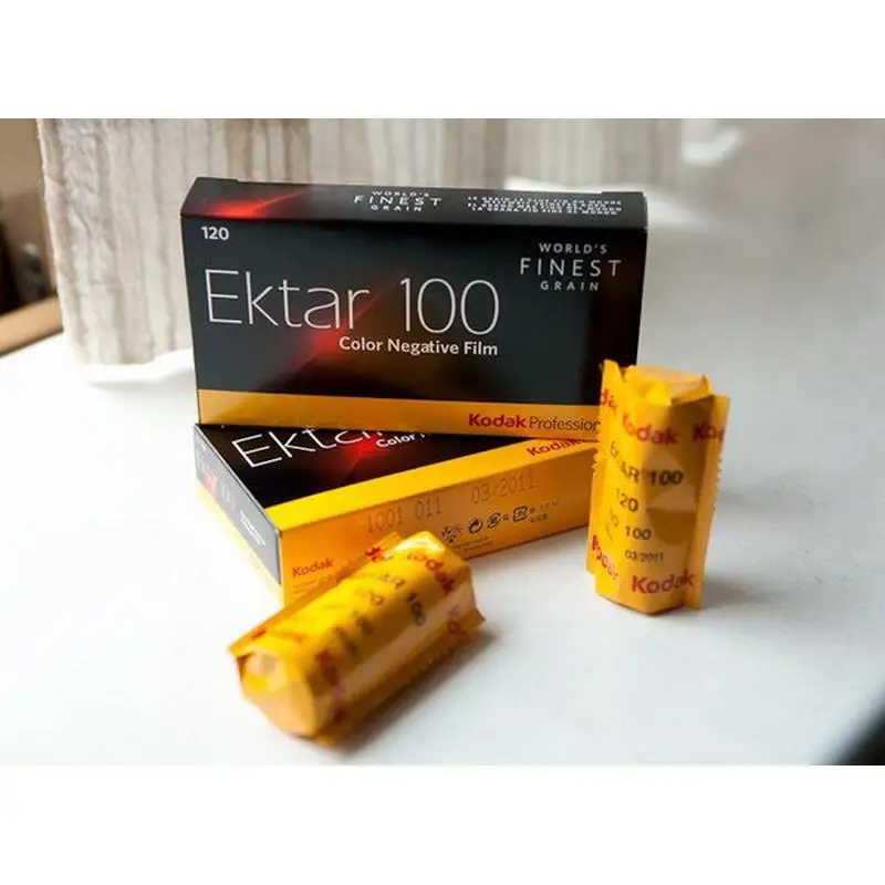 

Original Kodak Ektar 120 Color Negative Film Professionale 1-5 Roll Suitable for 120mm Fujifilm Kodak Film Cameras American