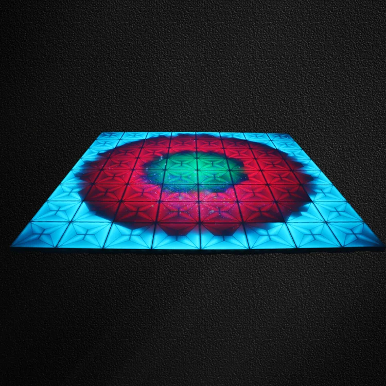 Lighted Wireless Built-in Battery Glass Magnet Starlit Led Dancefloor Wedding Events