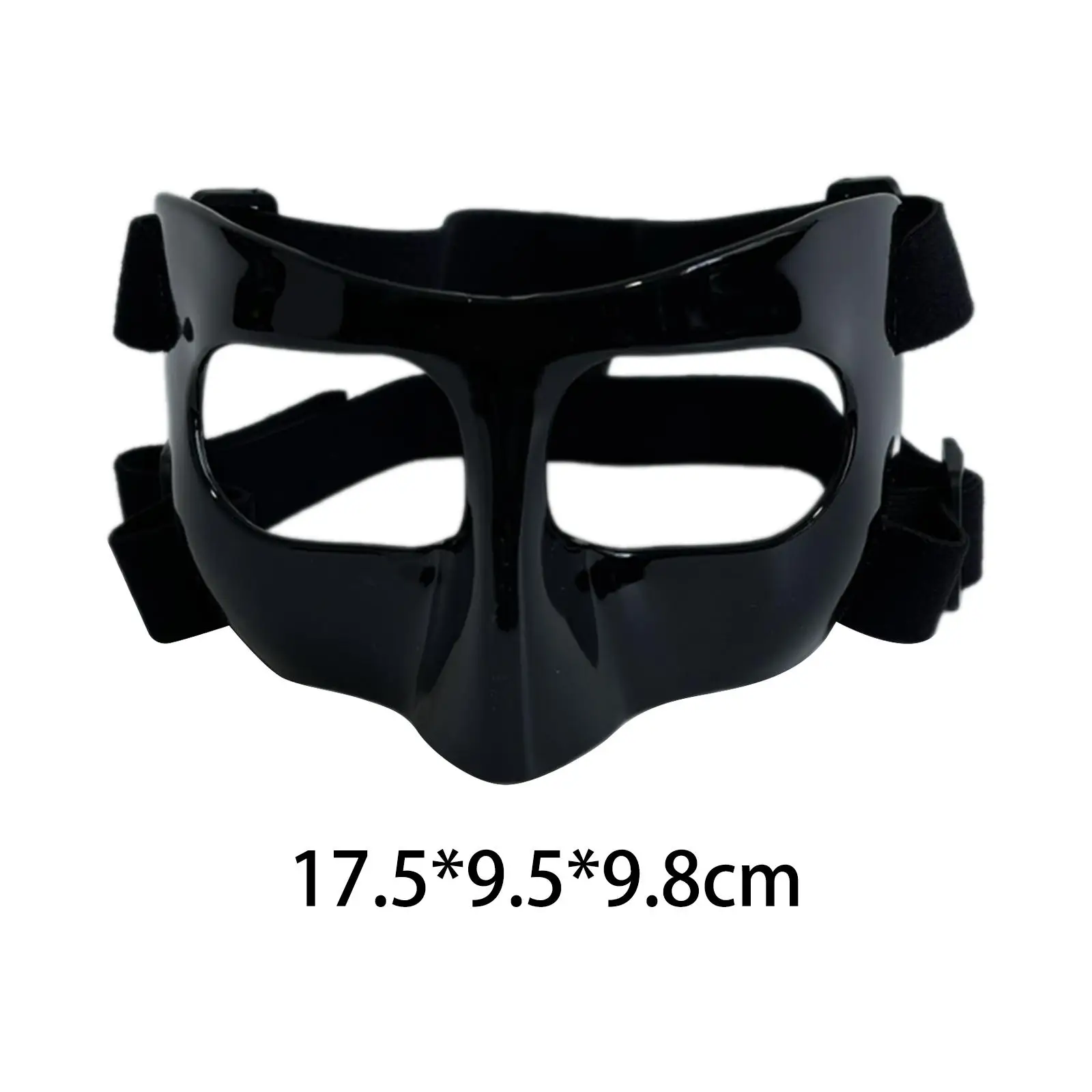 قناع كرة السلة، واقي أنف كرة السلة قابل للتعديل لحماية الوجه من أجل الأنف المكسور لكرة القدم والتمارين الرياضية