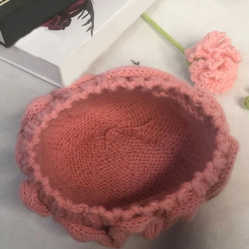 

Knitting Hat for Female Girl Novelty Warm Hat Windproof Hat Fashion Outdoor Activity Skull Hat for Adult Dropship