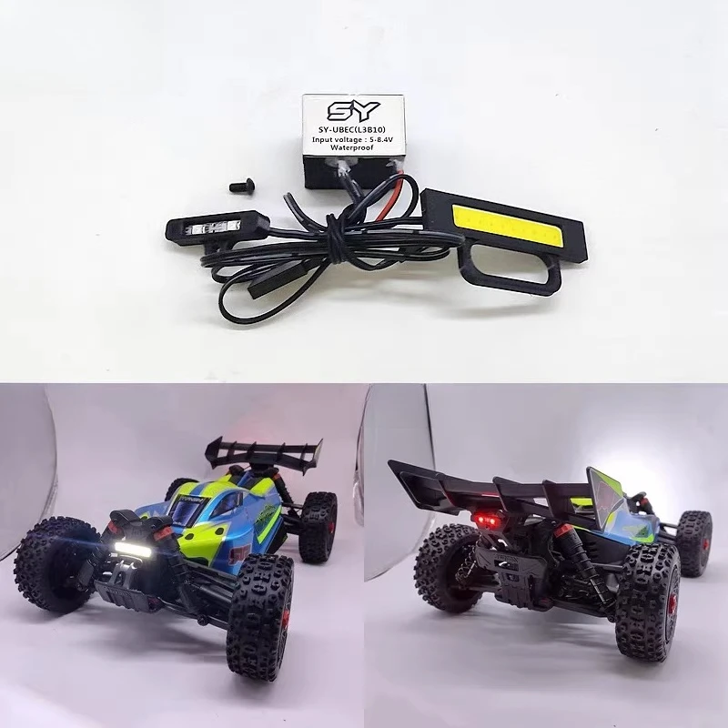 RC Car Light Set Plug and Play Waterproof ForArrma 1/8 Typhoon Typhon 223S (V4)/MEGA665
