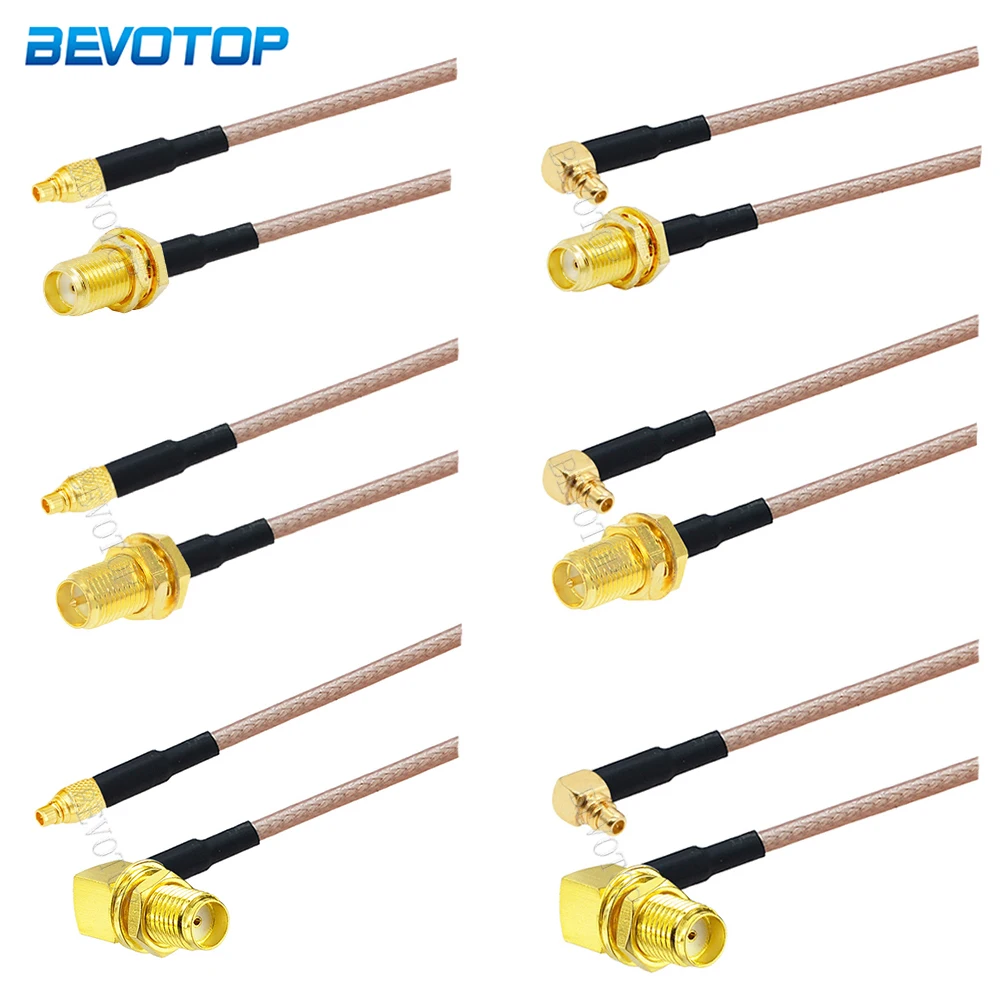 1PCS RG-316 MMCX Male/Female to SMA Male/Female FPV Antenna Connector Cable RG316 Pigtail Jumper RF Coaxial Extension Cord