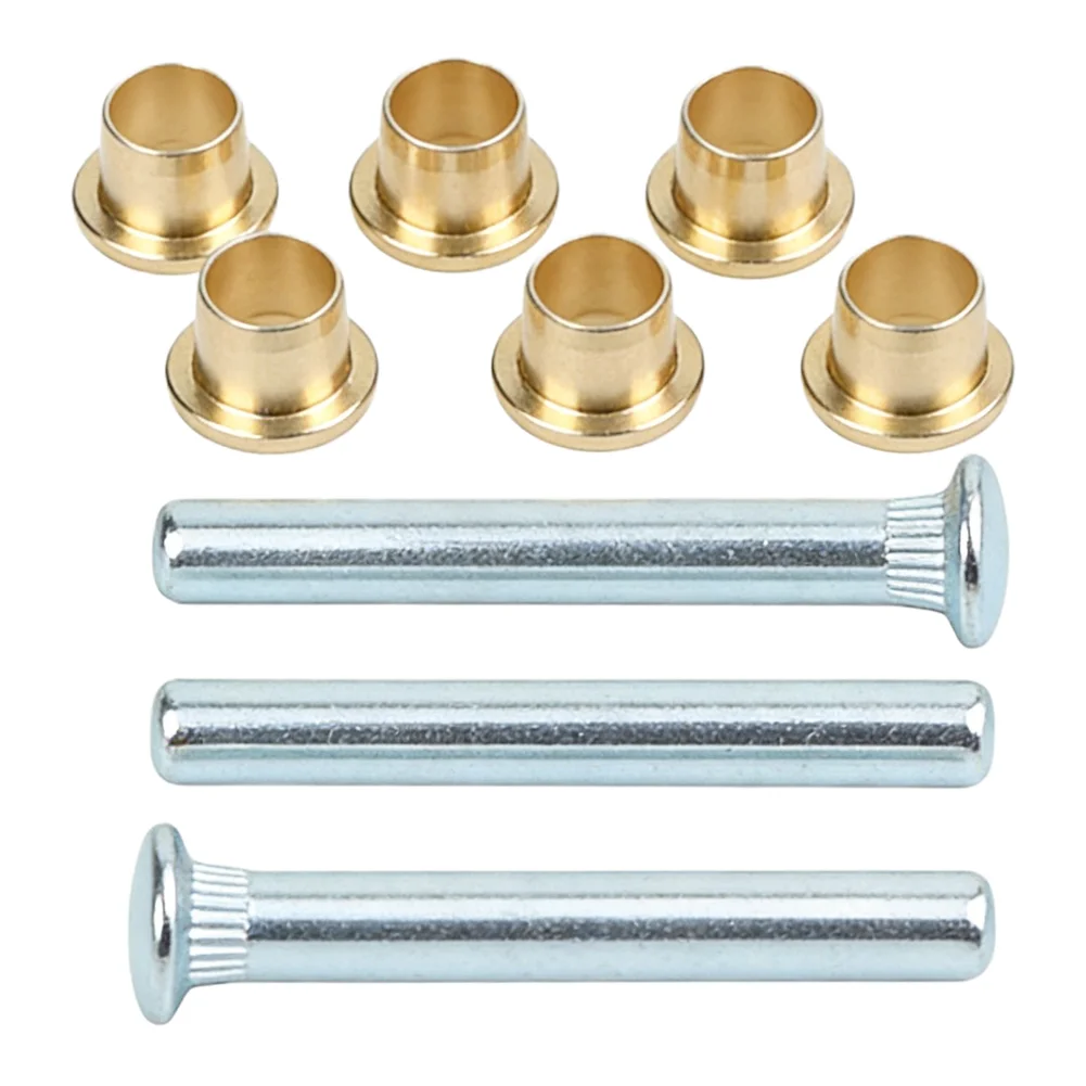 Door Hinge Repair Pins and Bushings Kit for For NISSAN Navara D22 Frontier UTE Pickup 1997-2005 Iron Material for Long-Term Use