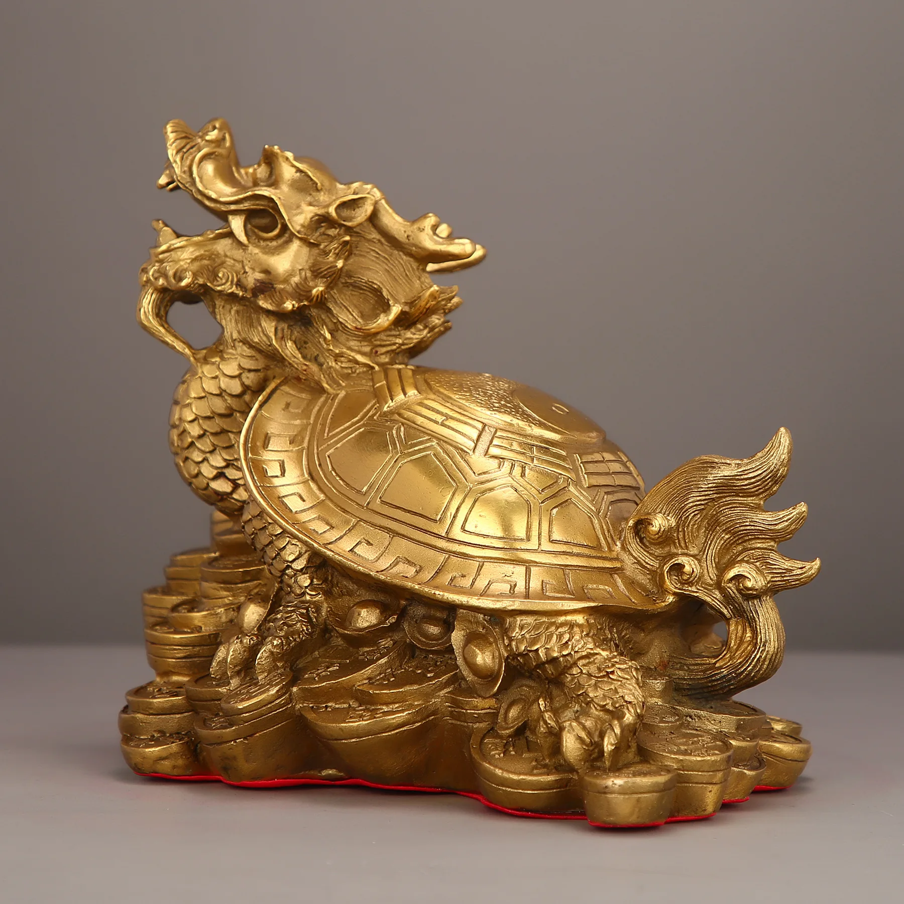 Copper Dragon Turtle Ornament Money Bagua Dragon Turtle Mother Son Dragon Turtle