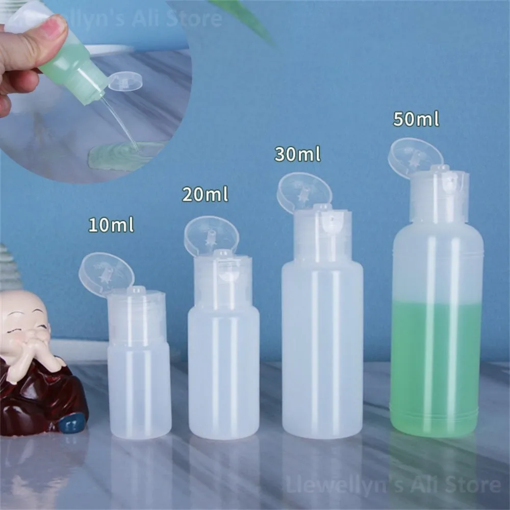 10-100ML Travel Botttle Flip cover plastic squeeze bottle Refillable Lotion Shampoo Container Squeeze Tube Empty Bottle Wholesal