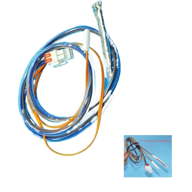 WZ-new For LG refrigerator temperature sensor defrost thermostat temperature sensor probe double door to door fuse tube 10K