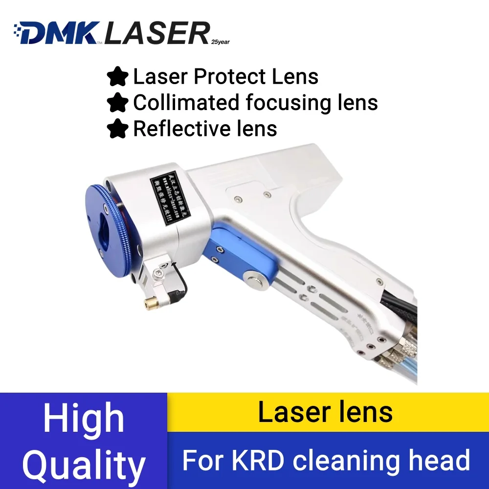 DMK original Laser Protective Windows Collimated focusing lens reflective mirror For KRD Hand Held Laser cleaning Gun