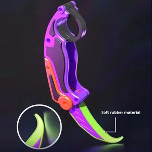 Klappes direktes Fersenmesser, Karottenschmetterlingsklinge, Dekompressionswerkzeug, Spielzeug 8 Hauptverkaufsfächer Borcation - №6