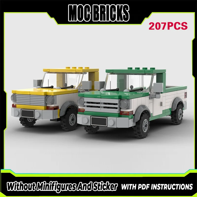 

Набор строительных блоков MOC: Модель городского автомобиля C10 Пикап. Модульная технология. Подарки. Набор для сборки. Детские игрушки.