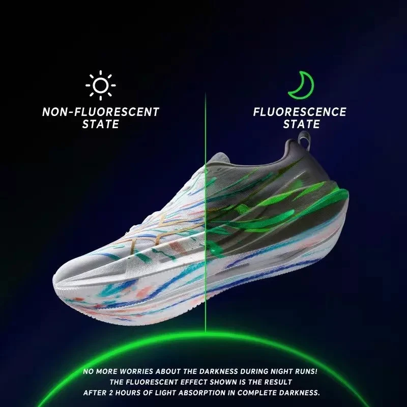 XTEP 2000km 5.0 New Colors Running Shoes Outdoor Shock-absorbing and Breathable Marathon Running Shoes 874119110023