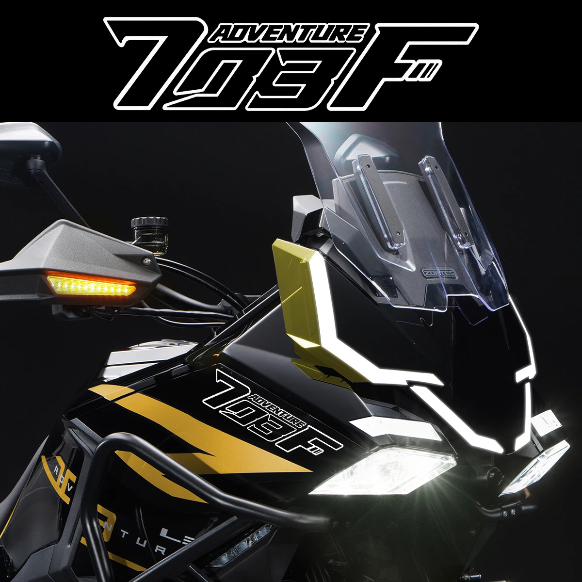 703F Emblem Reflective Decal Suitable for Zontes 703f 703 F Motorcycle Accessories Waterproof Vinyl Decal for Customization