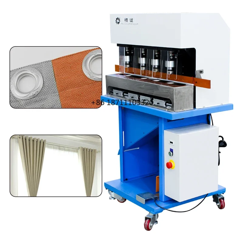 Window curtain making machine hole making machine hole punching machine puncher