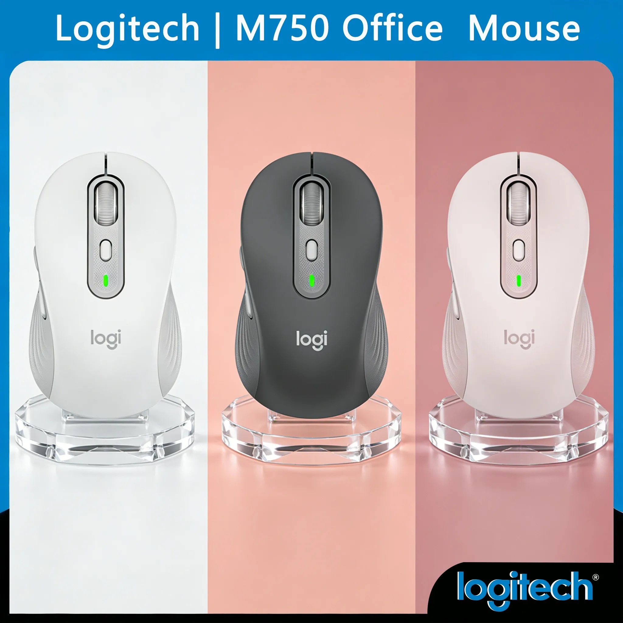 

Бесшумная эффективность: Беспроводная мышь Logitech M750 Silent