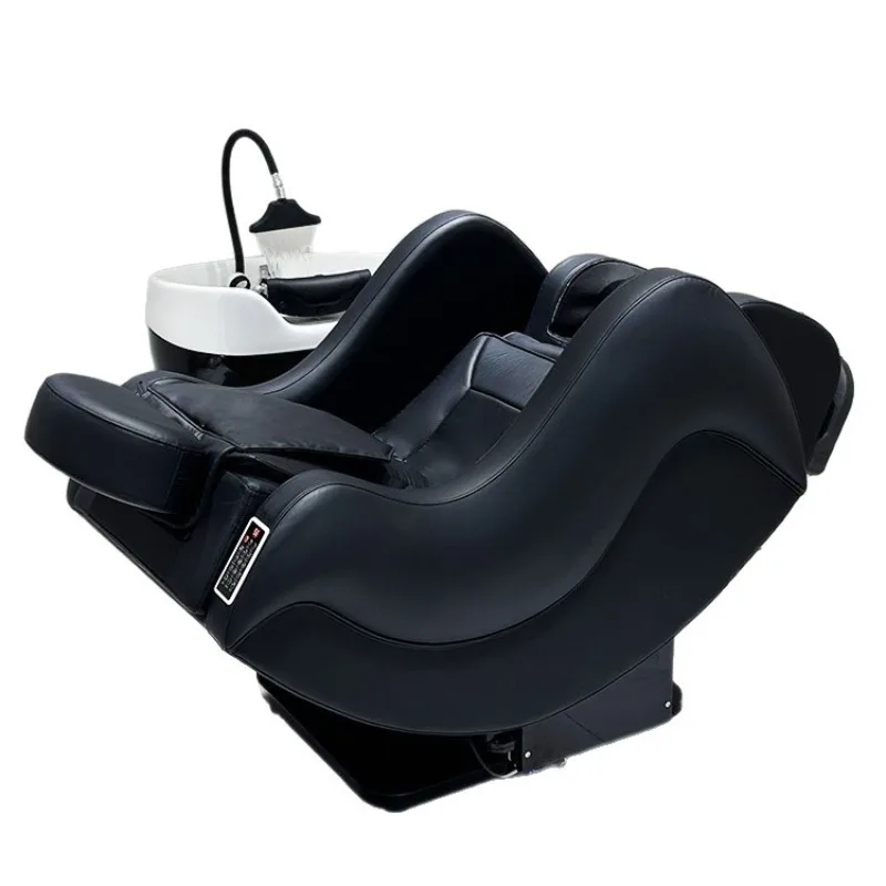 Intelligent electric shampoo bed, fully automatic rotating bed with lifting pedal