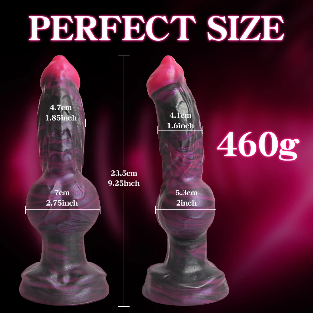 Monster Dildo Big Anal Plug Dog Dildo Butt Plug Adult Sex Toy Anal Stimulation Soft Animal Penis For Female Anal Erotic Sexy Toy view 6