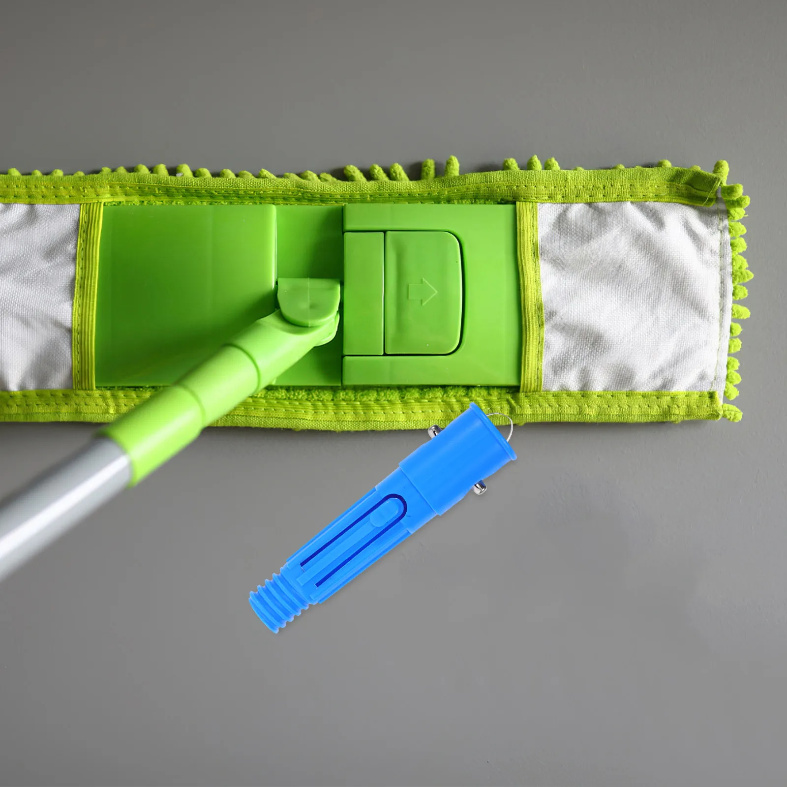 Pole Adapter for Mop and Broom Handles Heavy-Duty Plastic Telescoping Extension Rod Adapter Effortless Secure Connection Wide