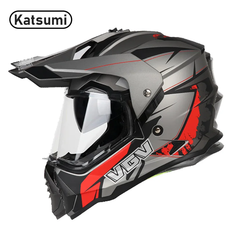 DOT & ECE Certified Adventure Off-Road Helmet - Lightweight, Full Face Protection, Premium Comfort Features